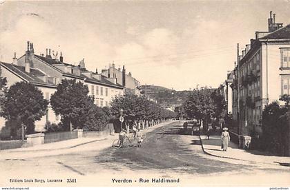 YVERDON-LES-BAINS (VD) Rue Haldimand - Ed. Louis Burgy 3541