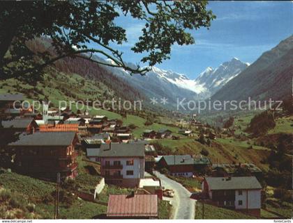 11887036 Ferden Loetschenluecke Langgletscher Sattelhorn Schinhorn