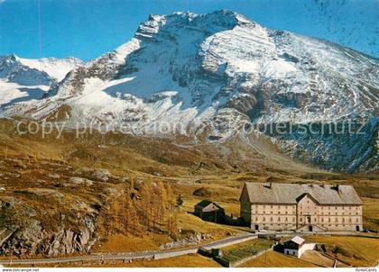 13756979 Simplon Hospiz mit Huebschhorn Fliegeraufnahme Simplon Hospiz