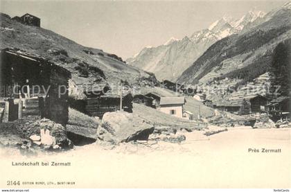 13815996 Zermatt VS Landschaft bei Zermatt Zermatt VS