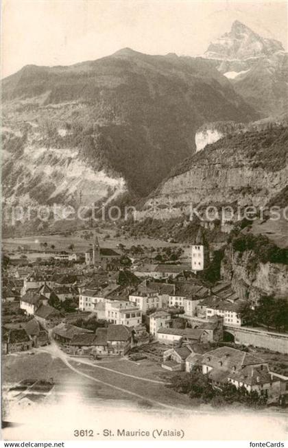 13822627 St Maurice  Valais VS Panorama