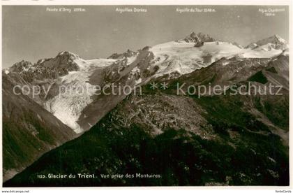 13828560 Trient Martigny VS Glacier du Trient Vue prise des Montuires