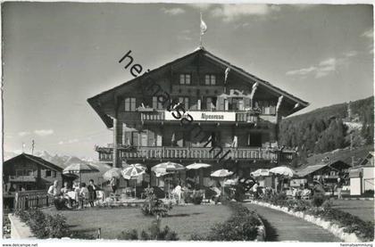 Grächen - Hotel Alpenrose - Foto-AK - Verlag Klopfenstein Adelboden