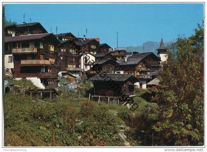 Grimentz - Gesamtansicht - Ansichtskarte Großformat