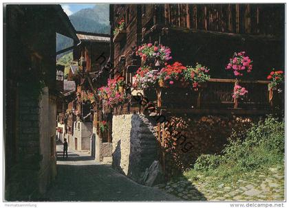 Grimentz - Vieux chalets - Ansichtskarte Großformat