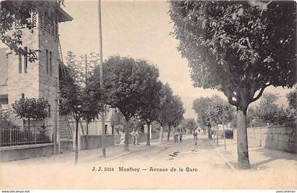 MONTHEY (VS) Avenue de la Gare - Ed. Jullien Frères 5224