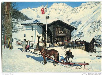 Saas-Fee - Restaurant Schäferstube - Besitzer Alfred Burgener - Verlag Photo Supersaxo Saas-Fee