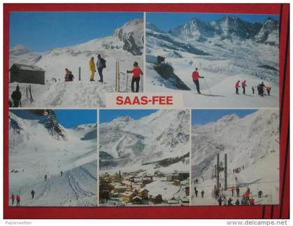 Saas-Fee (VS) - Mehrbildkarte