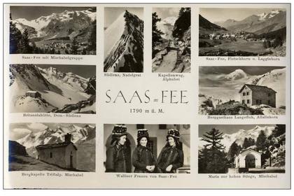 SUISSE - VALAIS - SAAS FEE - Vues diverses