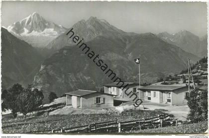 Unterbäch - Ferienwohnungen - Foto-AK - Verlag Photoglob-Wehrli Zürich - Rückseite beschrieben