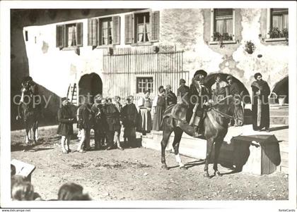 11837488 Bubikon Kreuzritter-Spiel Pferde Auffuehrung 1936