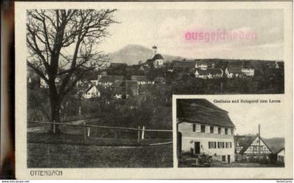 Ottenbach Ottenbach Gasthaus Metzgerei Lamm ungelaufen ca. 1920