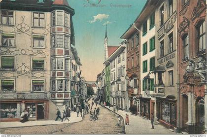 Postcard Switzerland Schafthausen Vordergasse