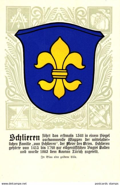 Schlieren, Wappen, Serie Züricher Gemeindewappen Nr. 133, ca. 20er Jahre