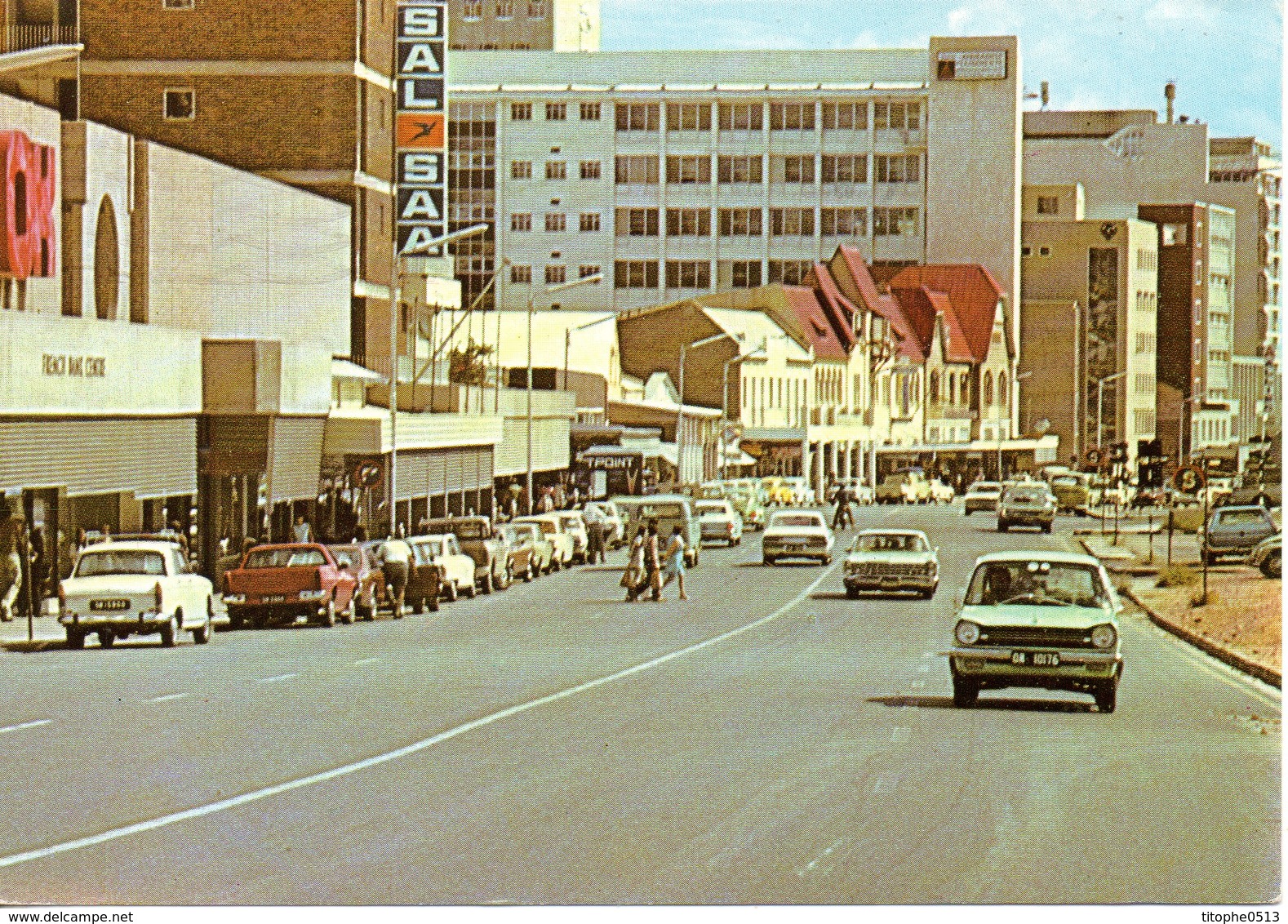 SWA/NAMIBIE. Carte postale écrite en 1988. Windhoek.