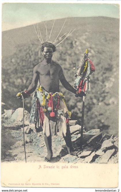 A Swazi in gala dress