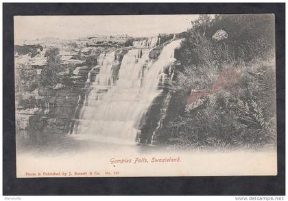 CPA - SWAZILAND / SWAZIELAND - Gompies Falls - J. Barnett & Co n° 243 - RARE