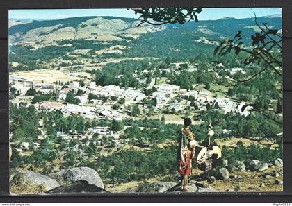 SWAZILAND. Carte postale écrite. Vue de Mbabane.