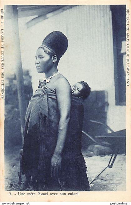 SWAZILAND Eswatini - A Swazi mother with her child - Publ. Apostolic Prefecture of Swaziland 3