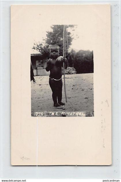 SWAZILAND Eswatini - The Minstrel - Young child - REAL PHOTO - Publ. O.Tugwell in Mbabane 776