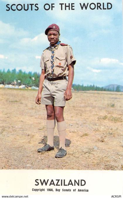 SWAZILAND jeune scout carte vierge non circulé (Scans R/V) N° 14 \MP7101