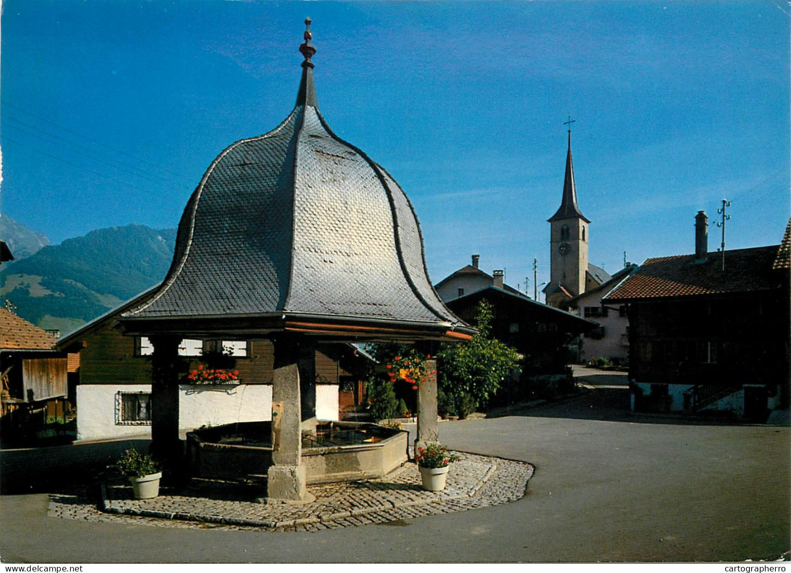 Switzerland Lessoc la fontaine