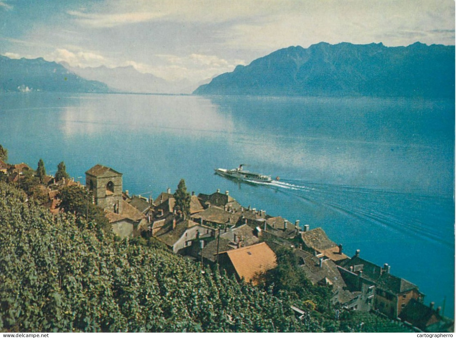 Switzerland Saint-Saphorin et vignoble de Lavaux