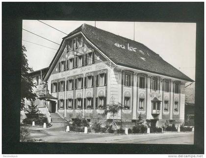 CPSM - Suisse - Menziken - Hôtel Sternen ( Gasthof Photo E. Huber )