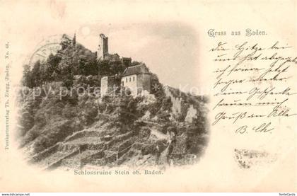 13794618 Stein AG Schlossruine Stein Aussenansicht Stein AG