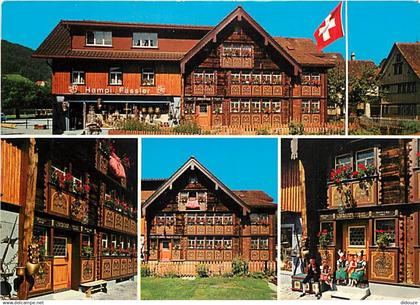 Suisse - AR Appenzell Rhodes-Extérieures - Bemaltes Haus des Glockensattlers - Hampi Fâssier, Engelgasse - Multivues - C