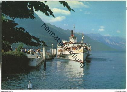 Bönigen am Brienzersee - Dampfschiff Lötschberg - Verlag Photoglob AG Zürich