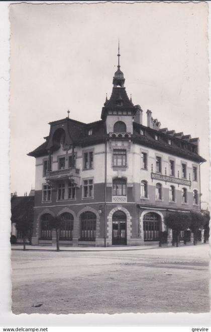 Bulle,  Hôtel des Alpes (démoli). Carte-photo