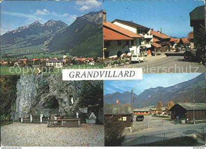 11703636 Grandvillard Panorama Dorfpartien Hoehle