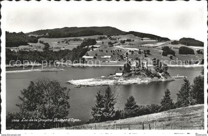 11757551 Gruyeres FR Lac de la Gruyere Ruines d Ogoz