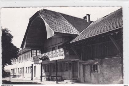 Vuadens, Les Colombettes, carte-photo. Réclame Bière Beauregard