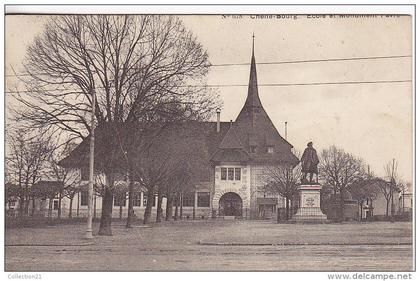 CHENE BOURG .... ECOLE ET MONUMENT