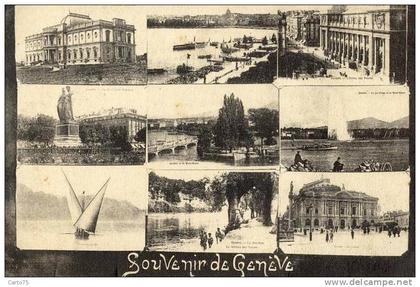 SUISSE - Genève - Souvenir de Genève