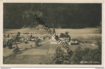 Matt - Foto-AK - Verlag Schönwetter-Elmer Glarus