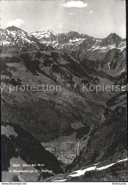 11654133 Matt Blick ins Tal und Weissenberge Alpenpanorama Matt