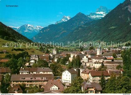 13606176 Schwanden GL Panorama Schwanden GL