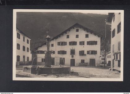 Schweiz AK Andeer Dorfplatz 1932