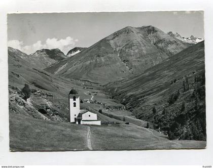 AK 139514 SWITZERLAND - Avers-Cresta - Das Hochtal Avers mit Kirchlein