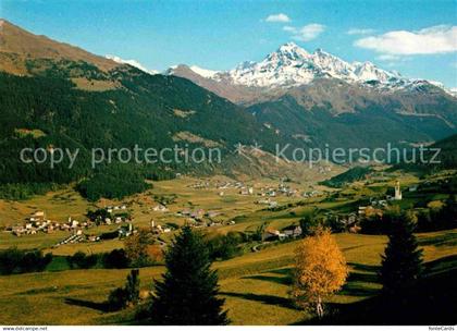 12649120 Cunter mit Riom Parsonz Savognin Tinizong Blick auf Piz d Err Albula Al