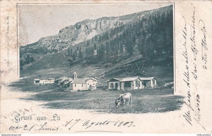 SWITZERLAND - Gruss aus Lü - View - Val Müstair 1903