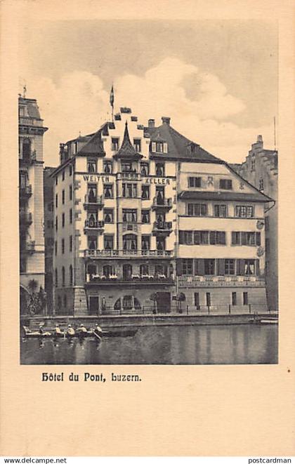 Suisse - Lucerne - Hôtel du Pont - Ed. Urania 3610