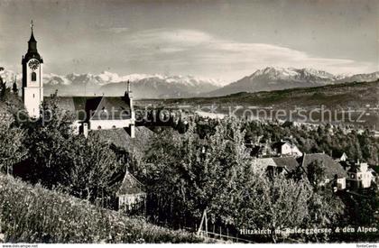 13841847 Hitzkirch am Baldeggersee mit Kirche und Alpenblick