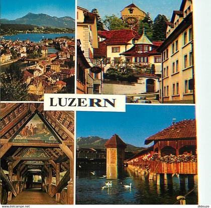 Suisse - LU Lucerne - Luzern - Multivues - CPM - Carte Neuve - Voir Scans Recto-Verso