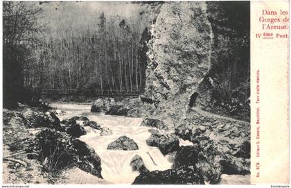 CPA Carte Postale Suisse Boudry IVme Pont  Gorges de l'Areuse 1904 VM79020