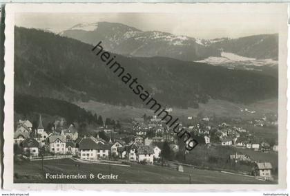 Fontainemelon & Cernier - Foto-Ansichtskarte 30er Jahre - Edition Perrochet-Matile Lausanne