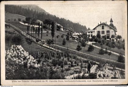 CPA Les Geneveys sur Coffrane Kt. Neuenburg, Villa les Tilleuls